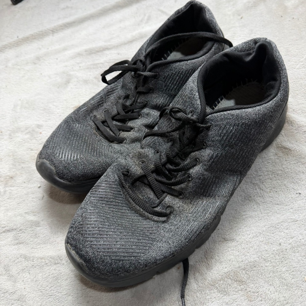 Avia Avi-Rift Mens Running Shoes Black Grey Mesh Sneakers A5722MBB Size 12